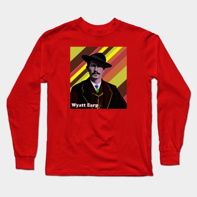 Wyatt Earp Long Sleeve T-Shirt by FieryWolf